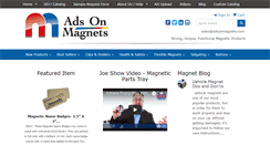 Desktop Screenshot of adsonmagnets.com